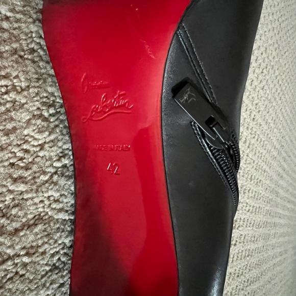 Christian Louboutin Black Heeled Booties - Picture 6 of 10